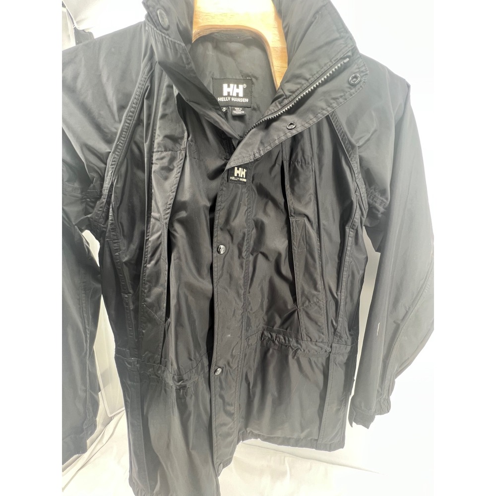 Helly Hansen Workwear Mens Black Full‎ Zip Jacket Size Medium